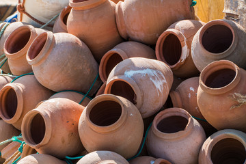 Fototapeta na wymiar Traditional Terracotta Pots