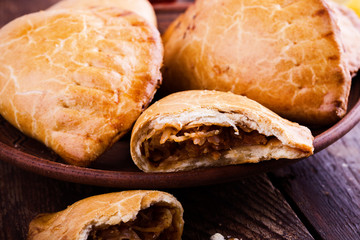 Baked empanadas, Latin-American-style stuffed vegetables pie
