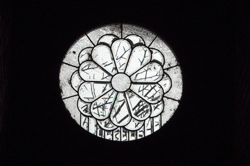 Leaded glass window