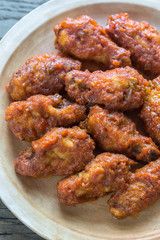 Fried chicken wings