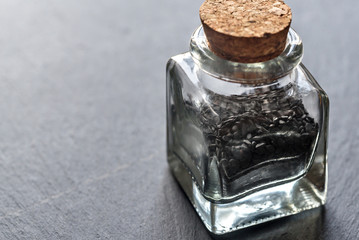 Sesame in the vial