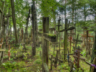 Holly crosses in Grabarka