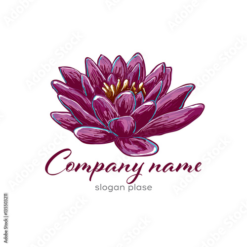 lotus logo lotus flower logo beauty logo fashion logo vector logo