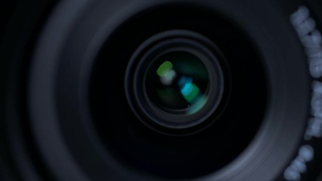 Camera shutter aperture transition