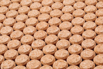 brown wine corks background