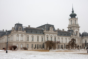 Fototapeta na wymiar The Festetics baroque castle in Keszthely, Hungary