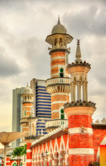 Fototapeta na wymiar Masjid Jamek, one of the oldest mosques in Kuala Lumpur, Malaysia