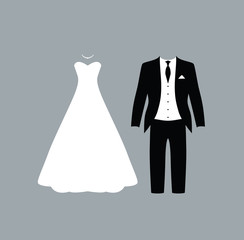 wedding icons - 135505479
