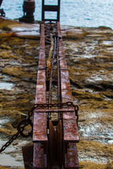 Rusty Old Crane on Portland Bill 3