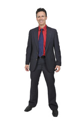 Obraz na płótnie Canvas Business Man in a Suit