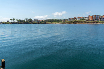 Panorama of port of town of Ahtopol,  Burgas Region, Bulgaria