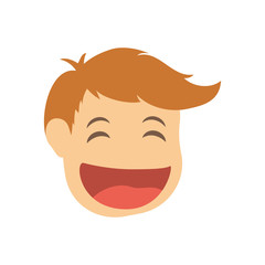 Man head cartoon icon vector illustration graphic design