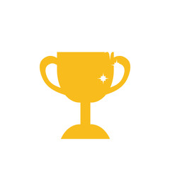 Trophy cup championship icon vector illustration graphic design