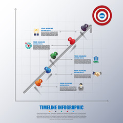 business Infographic Template. Data Visualization. vector illust