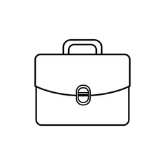 Business briefcase isolated icon vector illustration graphic design