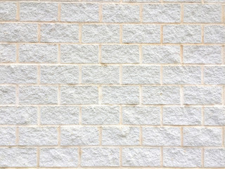 Texture of a white bricks wall