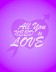 all you need is love