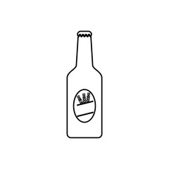 Beer and brewery concept icon vector illustration graphic design