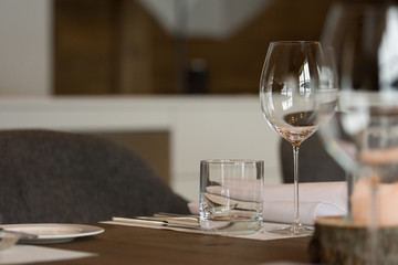 Elegant decorated table