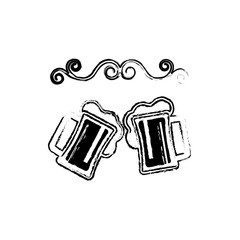 Beer and brewery concept icon vector illustration graphic design