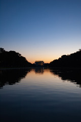 Sunset Lincoln Memorial