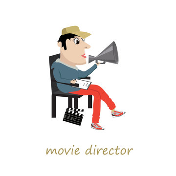 cartoon angry movie director Stock Vector | Adobe Stock cartoon angry movie director Stock Vector | Adobe Stock