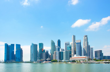 Fototapeta na wymiar Singapore Downtown skyline