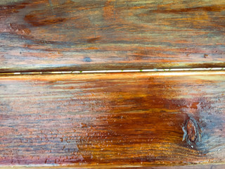 Closeup on old wooden wall background