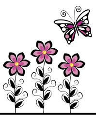 butterflies and flowers 18