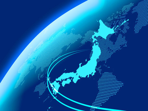 ビジネス　日本地図　商売