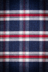 Colorful checkered shirt as background texture