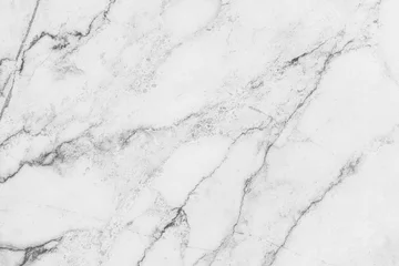 Crédence de cuisine en verre imprimé Marbre fond blanc de la texture de la pierre de marbre