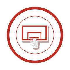 Basketball board sport icon vector illustration graphic design