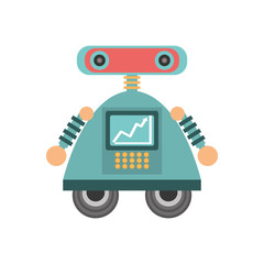 robot android automation icon vector illustration eps 10