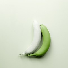 Green bananas. Greenery art - 135518453