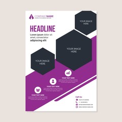 Corporate business annual report brochure flyer design. Leaflet cover presentation. Flier with Abstract geometric background. Modern publication poster magazine, layout template A4 flyer