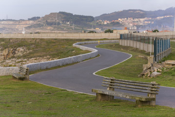 Paseo marítimo de Sabón (Arteixo, La Coruña - España).