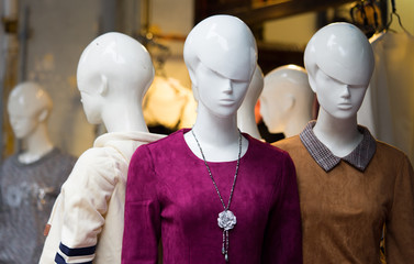 Obraz premium Outdoor dummys, mannequin