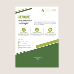 Corporate business annual report brochure flyer design. Leaflet cover presentation. Flier with Abstract geometric background. Modern publication poster magazine, layout template A4 flyer