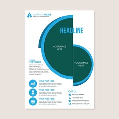 Corporate business annual report brochure flyer design. Leaflet cover presentation. Flier with Abstract geometric background. Modern publication poster magazine, layout template A4 flyer