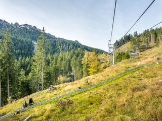 Kolben chair lift in Oberammergau