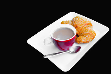 Breakfast, Coffee Cup, Continental Breakfast, Drink, Espresso