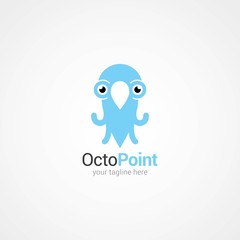 Octopus Logo Design Vector.