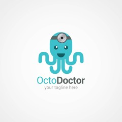 Octopus Logo Design Vector.