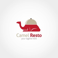 Camel Logo Design Vector.