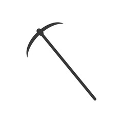 pick axe tool mining pictogram vector illustration eps 10