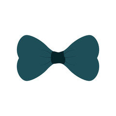 blue bowtie man father day party vector illustration eps 10