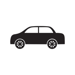 car vehicle transport wheel pictogram vector illustration eps 10