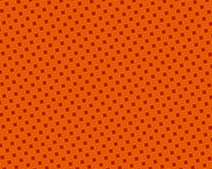 Abstract red and orange concave squares pattern