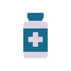 Fototapeta premium bottle medical container wealth vector illustration eps 10